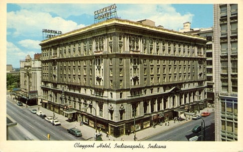 The Claypool Hotel Post Card